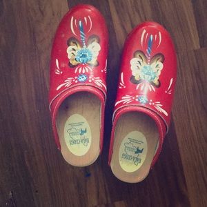 Wooden clogs from Sweden. Never worn.